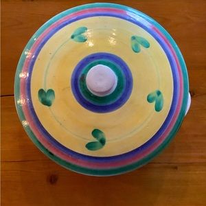 CALECA, COVERED POTTY CASSEROLE. 8” x 4”